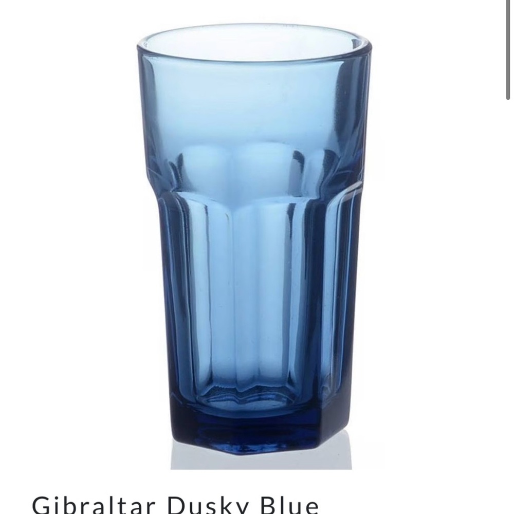 Dusky Blue Gibraltar Tumbler Glass